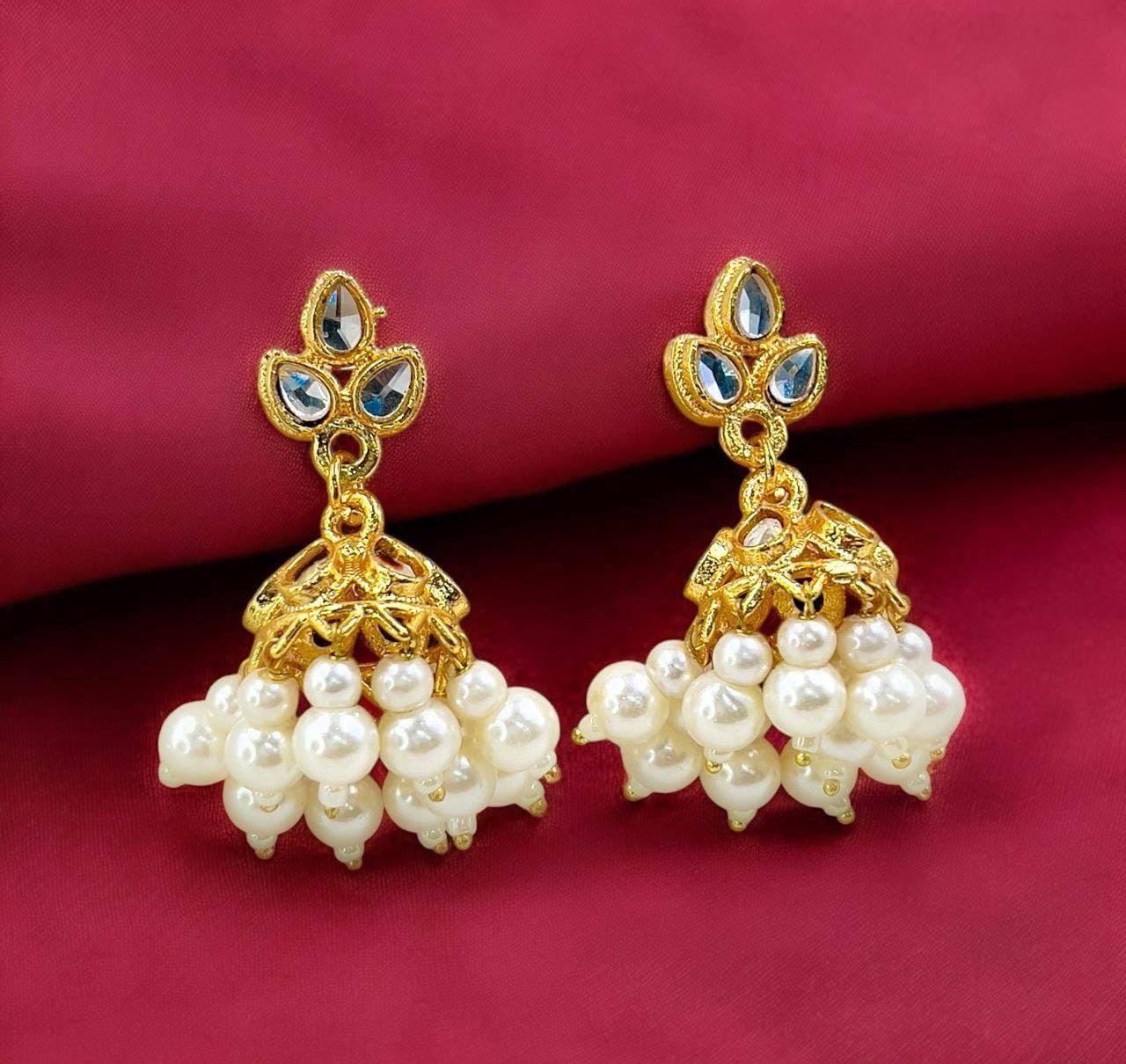 Pearl Drop Jhumki
