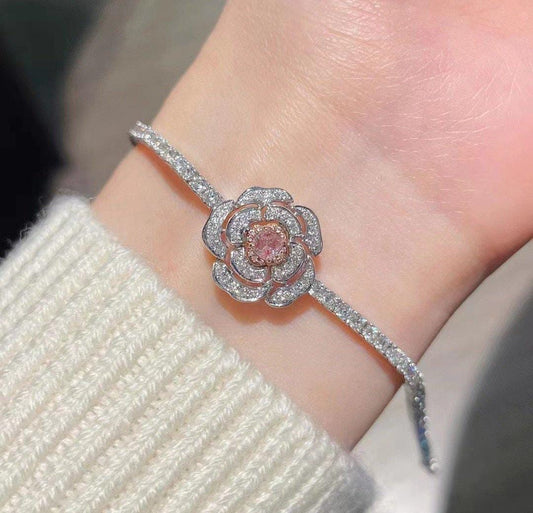 Flower Zircon Bracelet