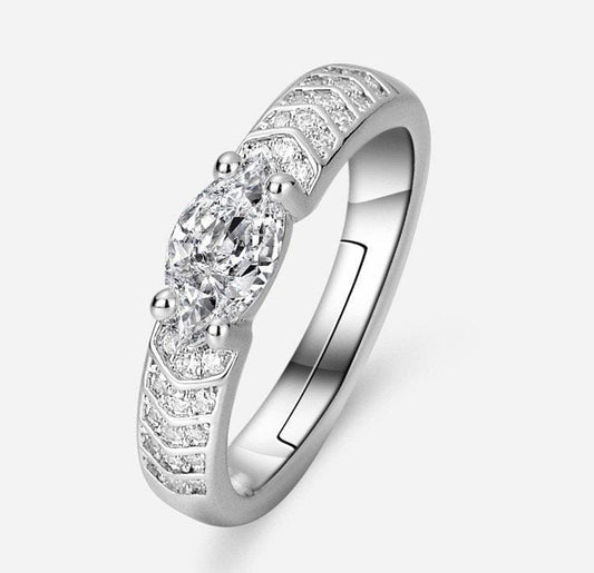 Tear Stone Adjustable Ring
