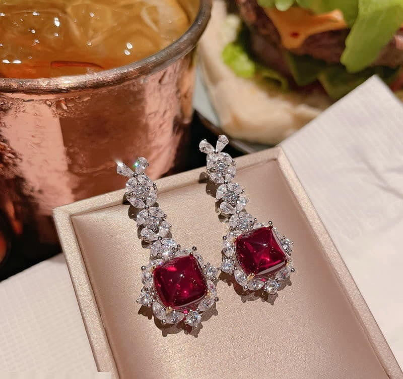 Square Drop Earrings