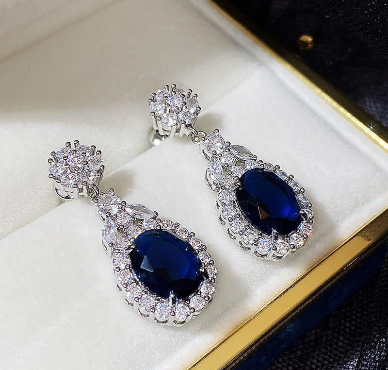 Cushion Drop Earrings