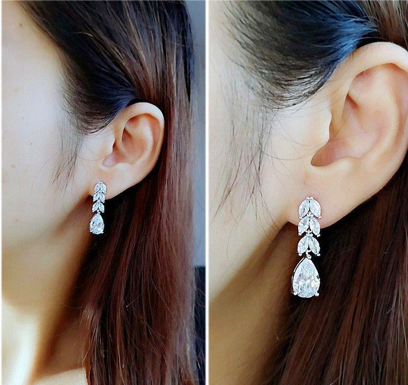 Marquis Tear Drop Earrings