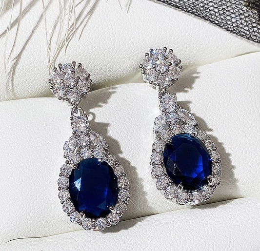 Cushion Drop Earrings