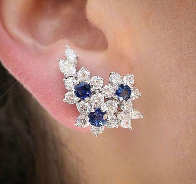 Blue Blossom Tops Pair