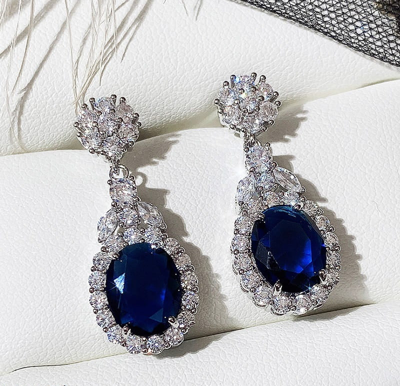 Cushion Drop Earrings