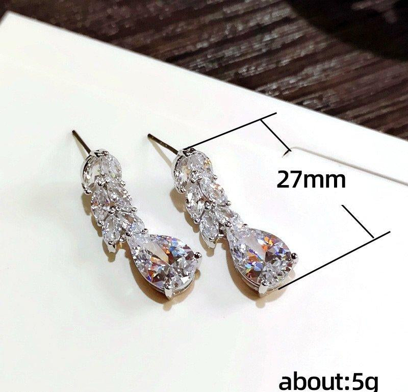 Marquis Tear Drop Earrings