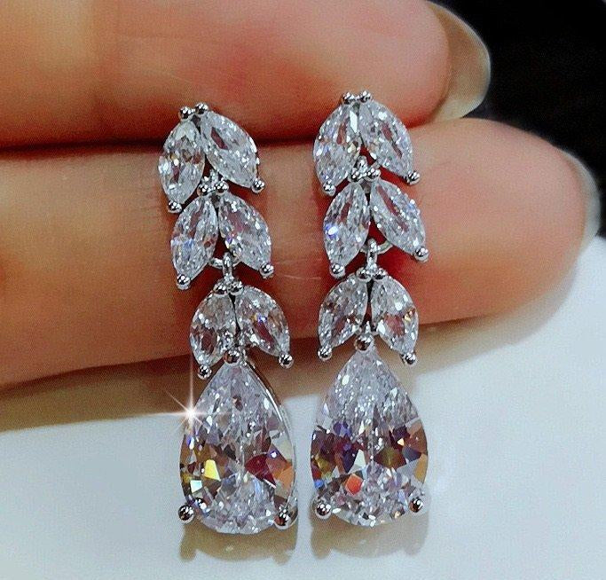 Marquis Tear Drop Earrings