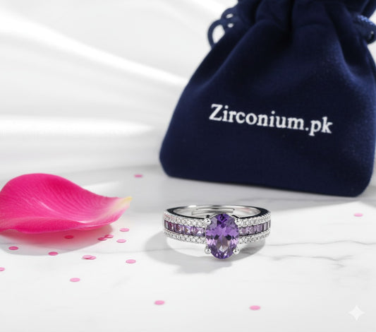 Zirconia Layered Ring