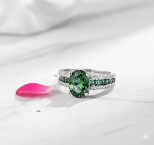 Zirconia Layered Ring