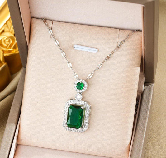 Square Drop Pandent Set