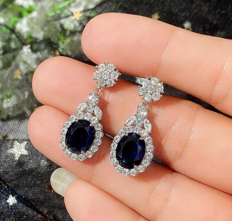 Cushion Drop Earrings